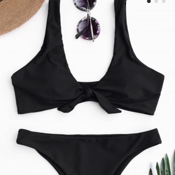 zaful knot bikini